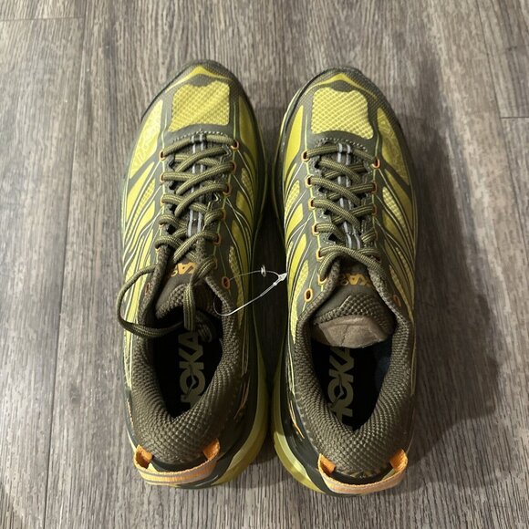 Hoka One One Mafate Speed 2 Low Dark Green Hiking Men 9 Sample
